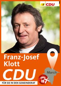 Franz-Josef Klott, Bau-+Jugendausschuss, Kuratorium, GemVerwVerband-March/Umkirch